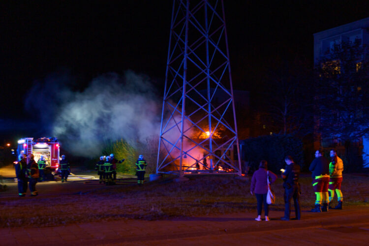Brand in Forst; Foto: Blaulichtreport Lausitz
