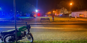 Unfall in Guben; Foto_ Blaulichtreport Lausitz