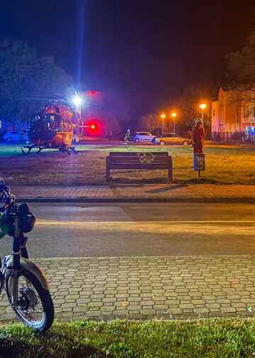 Unfall in Guben; Foto_ Blaulichtreport Lausitz