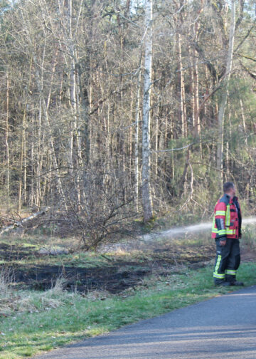 Brand in Freienhufen; Foto: Blaulichtreport Lausitz