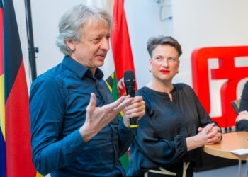 Michael Sturminger, Regie Sonettfabrik; Kristin Rege Uschner Leiterin, Brikettfabrik Louise, Domsdorf; Lausitz F