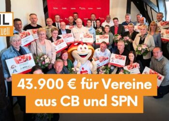 PS-Lotterie: Sparkasse Spree-Neiße schüttet 43.900€ an 17 Vereine aus