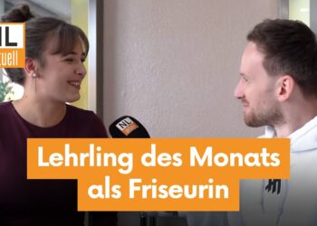 Video: Lehrling des Monats mit Leidenschaft als Friseurin in Schipkau