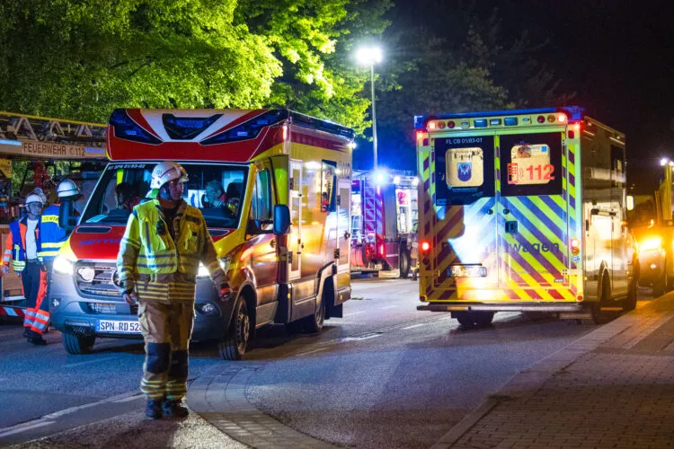 Kellerbrand in Cottbus-Ströbitz, Foto: Blaulichtreport Lausitz