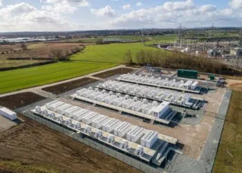 Beispielhafter Batteriespeicher; Foto: Harmony Energy