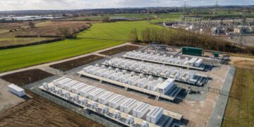 Beispielhafter Batteriespeicher; Foto: Harmony Energy