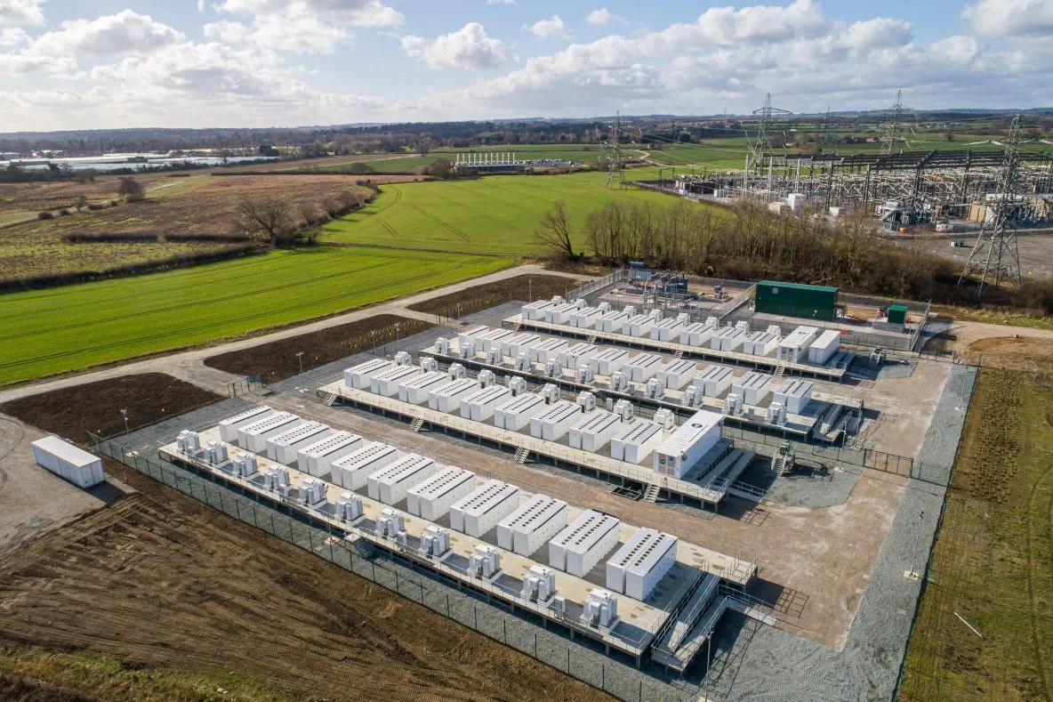 Beispielhafter Batteriespeicher; Foto: Harmony Energy
