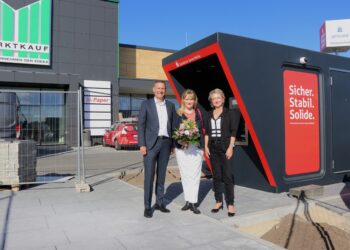 Neuer Sparkassen-Automat am Cottbuser Lausitz Park ab sofort in Betrieb