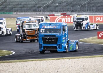 René Reinert gewinnt Heimrennen im Truckracing am Lausitzring; Foto: Márta Bóta