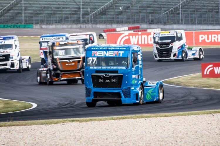 René Reinert gewinnt Heimrennen im Truckracing am Lausitzring; Foto: Márta Bóta