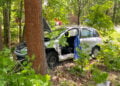 Verkehrsunfall B97 bei Hoyerswerda; Foto: Blaulichtreport Lausitz