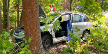 Verkehrsunfall B97 bei Hoyerswerda; Foto: Blaulichtreport Lausitz