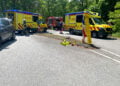 Verkehrsunfall B97 bei Hoyerswerda; Foto: Blaulichtreport Lausitz