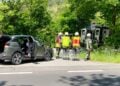 Verkehrsunfall B97 bei Hoyerswerda; Foto: Blaulichtreport Lausitz