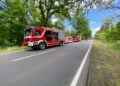 Verkehrsunfall B97 bei Hoyerswerda; Foto: Blaulichtreport Lausitz