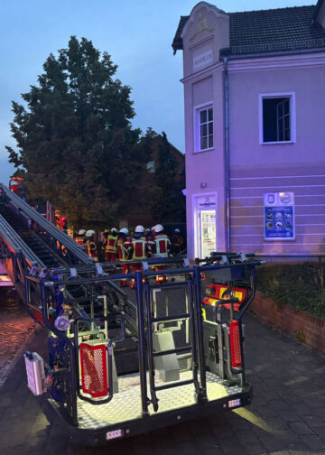 Zimmerbrand in Großräschen; Foto: Blaulichtreport Lausitz
