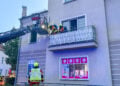 Zimmerbrand in Großräschen; Foto: Blaulichtreport Lausitz