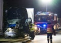 Verkehrsunfall auf der A13 zwischen Duben und Lübbenau; Foto: Blaulichtreport Lausitz
