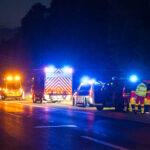 Verkehrsunfall auf der A13 zwischen Duben und Lübbenau; Foto: Blaulichtreport Lausitz
