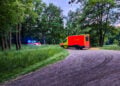 Leblose Person in der Cottbuser Spree; Foto: Blaulichtreport Lausitz