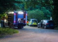 Leblose Person in der Cottbuser Spree; Foto: Blaulichtreport Lausitz