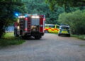 Leblose Person in der Cottbuser Spree; Foto: Blaulichtreport Lausitz