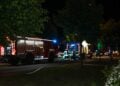 Stallbrand in Lauchhammer; Foto: Blaulichtreport Lausitz