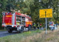 Tödlicher Verkehrsunfall zwischen Guhrow und Werben; Foto: Blaulichtreport Lausitz
