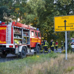 Tödlicher Verkehrsunfall zwischen Guhrow und Werben; Foto: Blaulichtreport Lausitz