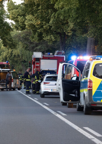 Tödlicher Verkehrsunfall zwischen Guhrow und Werben; Foto: Blaulichtreport Lausitz