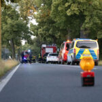 Tödlicher Verkehrsunfall zwischen Guhrow und Werben; Foto: Blaulichtreport Lausitz