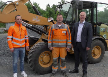 Bauhof Lauchhammer freut sich über neuen Radlader