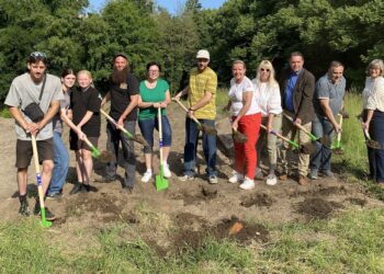 Spatenstich für neue Skateranlage am Forster Wasserturm