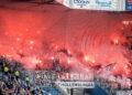 Hansa Rostock gegen Energie Cottbus, Fan-Pyro sorgt für hohe Geldstrafe.; Foto: Christiane Weiland