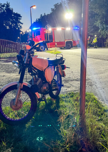 Verkehrsunfall bei Großkoschen; Foto: Blaulichtreport Lausitz