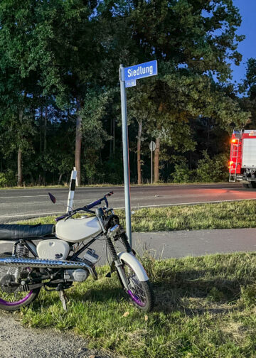 Verkehrsunfall bei Großkoschen; Foto: Blaulichtreport Lausitz