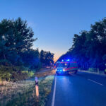 Verkehrsunfall bei Großkoschen; Foto: Blaulichtreport Lausitz