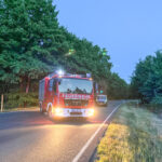 Verkehrsunfall bei Großkoschen; Foto: Blaulichtreport Lausitz