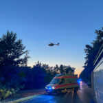 Verkehrsunfall bei Großkoschen; Foto: Blaulichtreport Lausitz