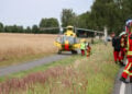 Verkehrsunfall auf der B96 bei Wormlage; Foto: Blaulichtreport Lausitz