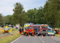 Verkehrsunfall auf der B96 bei Wormlage; Foto: Blaulichtreport Lausitz