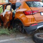 Verkehrsunfall auf der B96 bei Wormlage; Foto: Blaulichtreport Lausitz