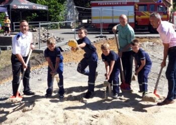 Baubeginn für neues Feuerwehrgerätehaus in Klettwitz