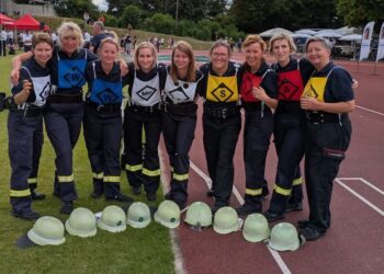 Cottbuser Feuerwehrfrauen holen zweimal Silber bei Meisterschaft