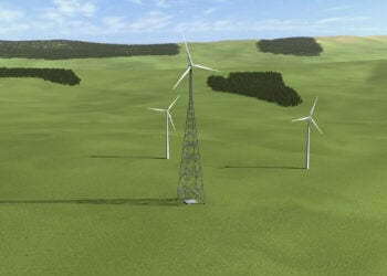 365 Meter: Hochbau der Rekord-Windenergieanlage in Klettwitz gestartet