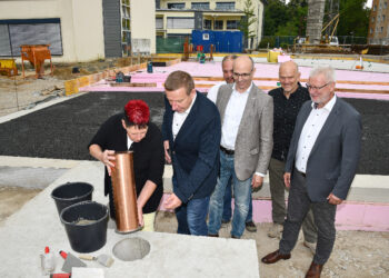 Grundstein für Erweiterungsbau der Förderschule in Herzberg gelegt