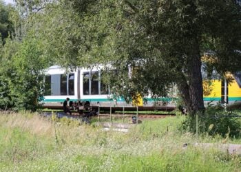 Bahnunfall in Cottbus-Kiekebusch; Foto: Blaulichtreport Lausitz