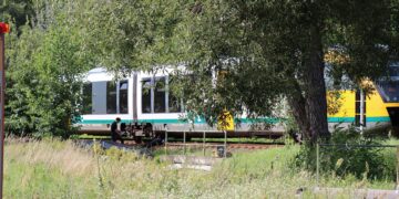 Bahnunfall in Cottbus-Kiekebusch; Foto: Blaulichtreport Lausitz