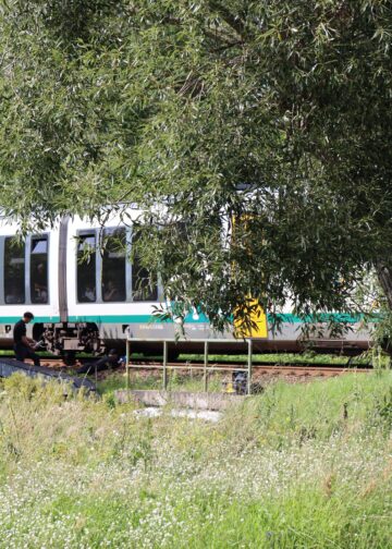 Bahnunfall in Cottbus-Kiekebusch; Foto: Blaulichtreport Lausitz