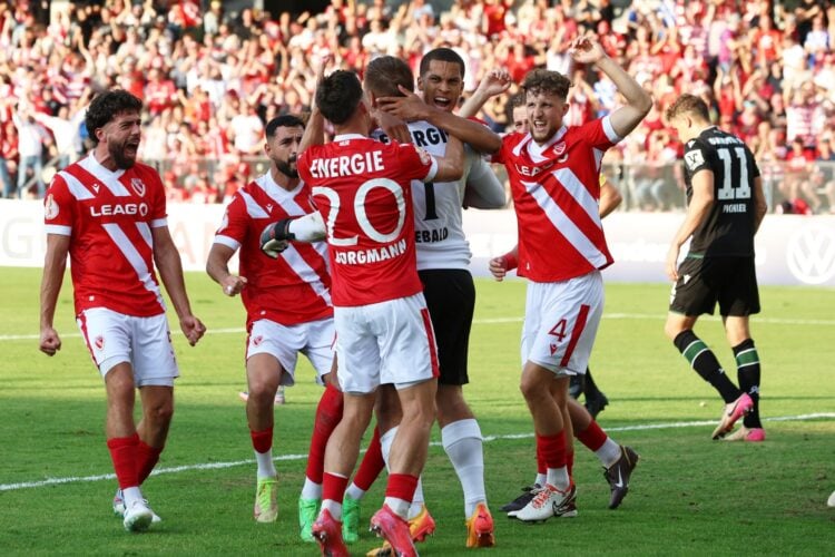 Durch ein 1:0 gegen Hannover 96 hatte sich der FC Energie Cottbus erstmal seit zwölf Jahren wieder für die zweite Runde des DFB-Pokals qualifiziert. (Bild: Christiane Weiland)